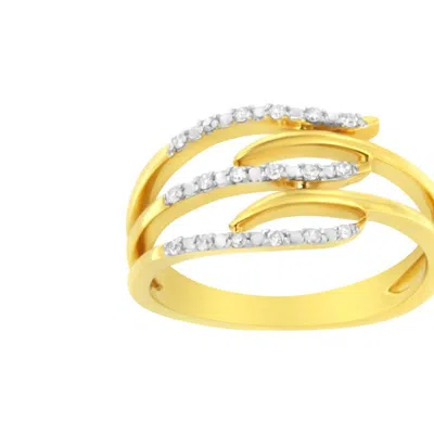 Haus Of Brilliance 10k Yellow Gold Diamond Cluster Ring