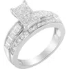 Haus Of Brilliance 10kt White Gold 1.0 Cttw Diamond Composite Ring In White