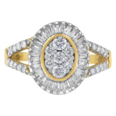 Haus Of Brilliance 10kt Yellow Gold 1.0 Cttw Diamond Cocktail Ring