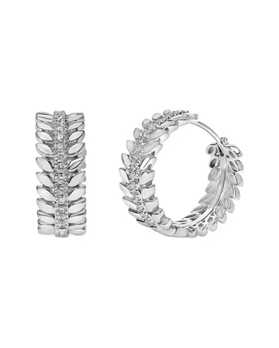 Haus Of Brilliance 14k 0.27 Ct. Tw. Lab-grown Diamond Hoop Earrings In Metallic