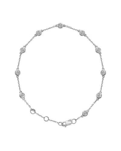 Haus Of Brilliance 14k 0.50 Ct. Tw. Lab-grown Diamond Station Bracelet In Brown