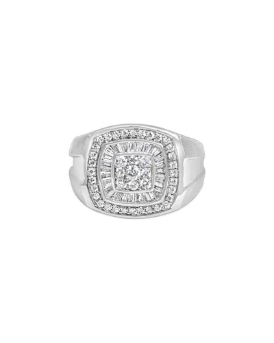 Haus Of Brilliance 14k 1.00 Ct. Tw. Diamond Band Ring In Metallic