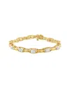 Haus Of Brilliance 14k 1.00 Ct. Tw. Diamond Link Bracelet