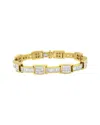 Haus Of Brilliance 14k 10.69 Ct. Tw. Diamond Link Bracelet In Gold