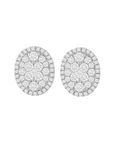 Haus Of Brilliance 14k 1.75 Ct. Tw. Diamond Stud Earrings In Metallic