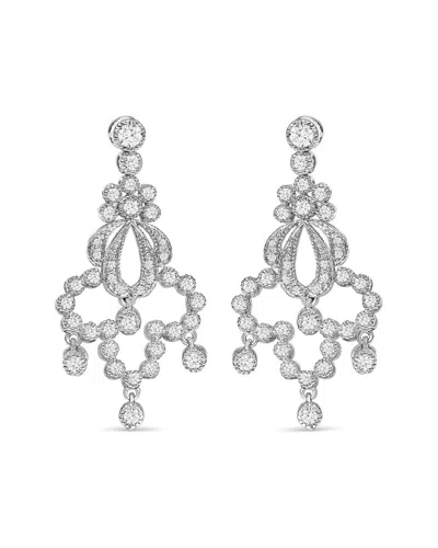 Haus Of Brilliance 14k 1.88 Ct. Tw. Diamond Dangle Earrings In Metallic