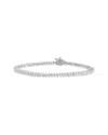 Haus Of Brilliance 14k 2.00 Ct. Tw. Diamond Link Bracelet In Metallic