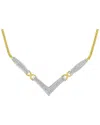 Haus Of Brilliance 14k 2.00 Ct. Tw. Diamond Statement Necklace