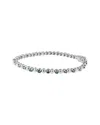 Haus Of Brilliance 14k 2.96 Ct. Tw. Diamond Tennis Bracelet In Gray