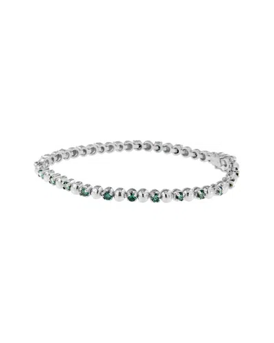 Haus Of Brilliance 14k 2.96 Ct. Tw. Diamond Tennis Bracelet In Gray
