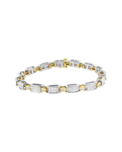 Haus Of Brilliance 14k 3.00 Ct. Tw. Diamond Link Bracelet