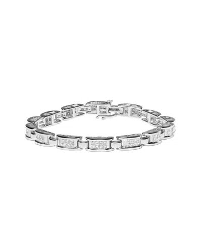 Haus Of Brilliance 14k 3.00 Ct. Tw. Diamond Link Bracelet