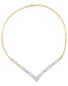 Haus Of Brilliance 14k 2.07 Ct. Tw. Diamond Statement Necklace