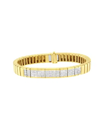 Haus Of Brilliance 14k 3.60 Ct. Tw. Diamond Tennis Bracelet In Gold