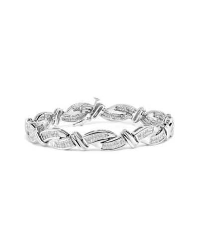 Haus Of Brilliance 14k 4.00 Ct. Tw. Diamond Link Bracelet