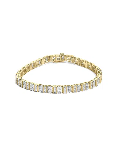 Haus Of Brilliance 14k 4.00 Ct. Tw. Diamond Tennis Bracelet In Gold