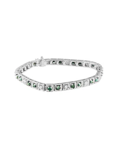 Haus Of Brilliance 14k 4.70 Ct. Tw. Diamond Tennis Bracelet In Silver