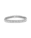 Haus Of Brilliance 14k 5.00 Ct. Tw. Diamond Tennis Bracelet In Metallic