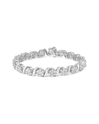 Haus Of Brilliance 14k 7.38 Ct. Tw. Diamond Link Bracelet