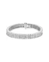 Haus Of Brilliance 14k 7.87 Ct. Tw. Diamond Link Bracelet In Metallic