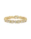 Haus Of Brilliance 14k 8.18 Ct. Tw. Diamond Link Bracelet