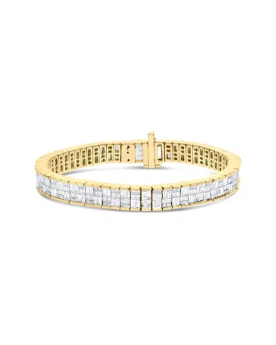 Haus Of Brilliance 14k 8.66 Ct. Tw. Diamond Link Bracelet In Gold