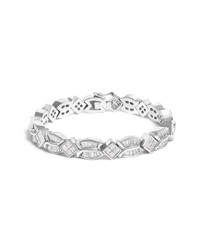 Haus Of Brilliance 14k 8.67 Ct. Tw. Diamond Link Bracelet In White