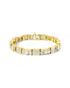 Haus Of Brilliance 14k 9.01 Ct. Tw. Diamond Link Bracelet In Gold