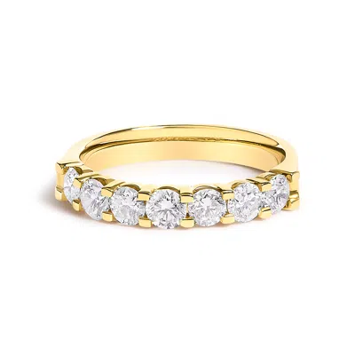 Haus Of Brilliance 14k Gold 1.0 Cttw Diamond 7 Stone Band Ring