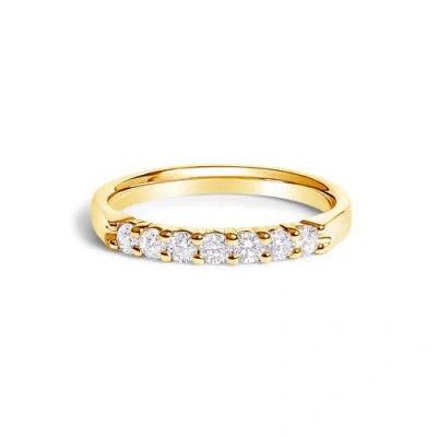 Haus Of Brilliance 14k Gold 1/3 Ctw Diamond 7 Stone Band Ring