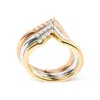 Haus Of Brilliance 14k Gold 1/4 Cttw Diamond Geometrical Chevron V Stackable Band Ring Set (g-h