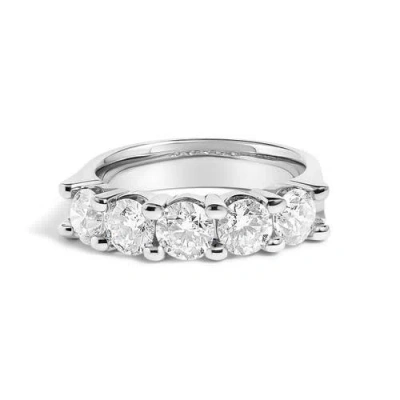 Haus Of Brilliance 14k Gold 2.0 Cttw Round Diamond Five-stone Band Ring In Metallic