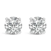 Haus Of Brilliance 14k Gold 4.0 Cttw Round Lab Grown Diamond Solitaire Stud Earrings In Brown