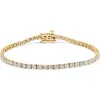 Haus Of Brilliance 14k Gold 5.0 Cttw Lab Grown Diamond Tennis Bracelet In Yellow