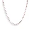 Haus Of Brilliance 14k Yellow Gold 8.0x8.5mm Akoya Pearl Strand Necklace In Metallic