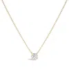 Haus Of Brilliance 14k Gold Floating 1/2 Cttw Lab Grown Diamond Solitaire Pendant Necklace