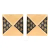 Haus Of Brilliance 14k Rose Gold 1/4 Cttw Brown Diamond Pyramid Stud Earring (brown Color In Pink/rose Gold Tone/gold Tone