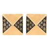 Haus Of Brilliance 14k Rose Gold 1/4 Cttw Brown Diamond Pyramid Stud Earring In Multi