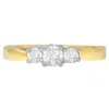 Haus Of Brilliance 14k Two-toned Gold 1/2 Cttw Round-cut Diamond Ring In Multi