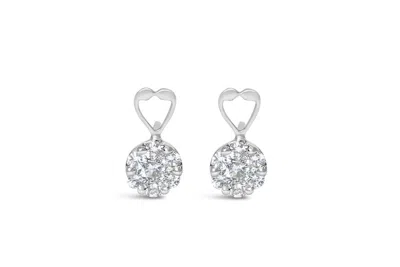 Haus Of Brilliance 14k White Gold 1 1/4 Cttw Round Cut Diamond Earrings