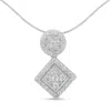 Haus Of Brilliance 14k White Gold 1 Cttw Diamond Pendant Necklace In White
