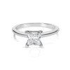 Haus Of Brilliance 14k White Gold 1.0 Cttw Princess Lab-grown Diamond Solitaire Engagement Ring In White