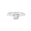 Haus Of Brilliance 14k White Gold 1.0 Cttw Round Lab Grown Diamond Eagle Claw 4-prong Set Solitaire Engagement Ring In Silver