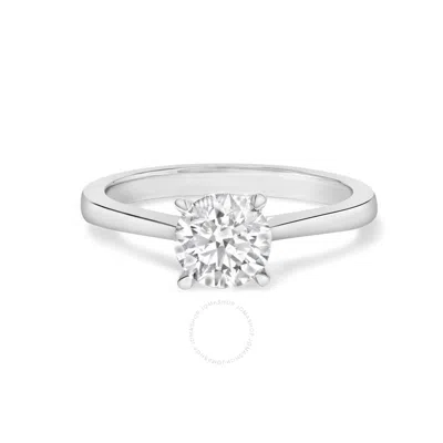 Haus Of Brilliance 14k White Gold 1.0 Cttw Round Lab Grown Diamond Eagle Claw 4-prong Set Solitaire