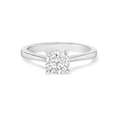 Haus Of Brilliance 14k White Gold 1.0 Cttw Round Lab Grown Diamond Eagle Claw 4-prong Set Solitaire Engagement Ring