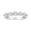 Haus Of Brilliance 14k White Gold 1.00 Cttw Brilliant Round Cut Diamond 5-stone Band Ring In White
