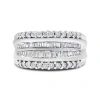 Haus Of Brilliance 14k White Gold 1.00 Cttw Diamond Modern Band Ring In White