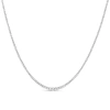 Haus Of Brilliance 14k White Gold 10.0 Cttw Graduated Lab-grown Diamond Tennis Necklace In Metallic