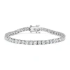 Haus Of Brilliance 14k White Gold 1.00 Cttw Lab Grown Diamond Classic Tennis Bracelet In Brown