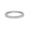 Haus Of Brilliance 14k White Gold 1.00 Cttw Lab-grown Diamond Shared Prong Set Eternity Band Ring In White
